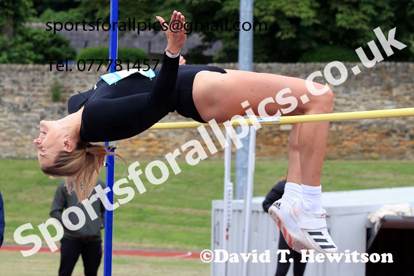 Womens Heptathlon High Jump, 2024 EAP International Combined events, Hewcham, Northumberland.  Photo: David T. Hewitson/Sports for All Pics